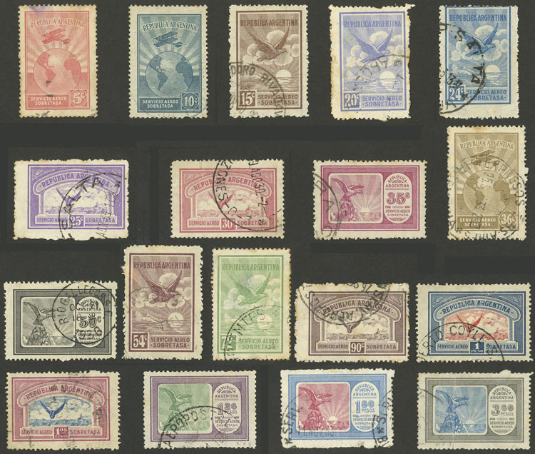 Lot 1120 - Argentina airmail - Guillermo Jalil - Philatino Auction # 2401 ARGENTINA: Lot 1120 - Argentina airmail - Guillermo Jalil - Philatino Auction # 2401 ARGENTINA: