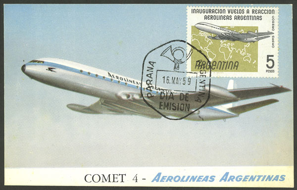 Lot 1132 - Argentina airmail -  Guillermo Jalil - Philatino Auction # 2401 ARGENTINA: 