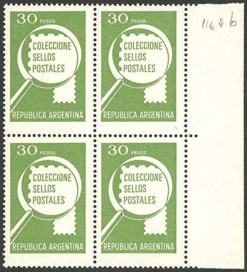 Lot 970 - Argentina general issues -  Guillermo Jalil - Philatino Auction # 2401 ARGENTINA: 