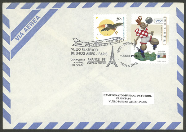 Lot 1449 - Argentina postal history -  Guillermo Jalil - Philatino Auction # 2401 ARGENTINA: 