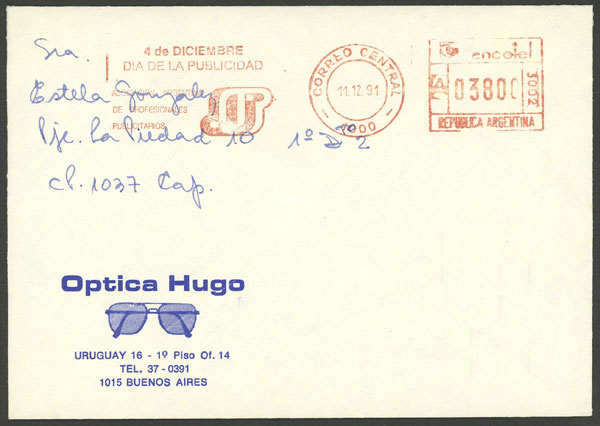 Lot 1446 - Argentina postal history -  Guillermo Jalil - Philatino Auction # 2401 ARGENTINA: 