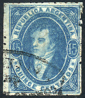 Lot 77 - Argentina rivadavias -  Guillermo Jalil - Philatino Auction # 2401 ARGENTINA: 