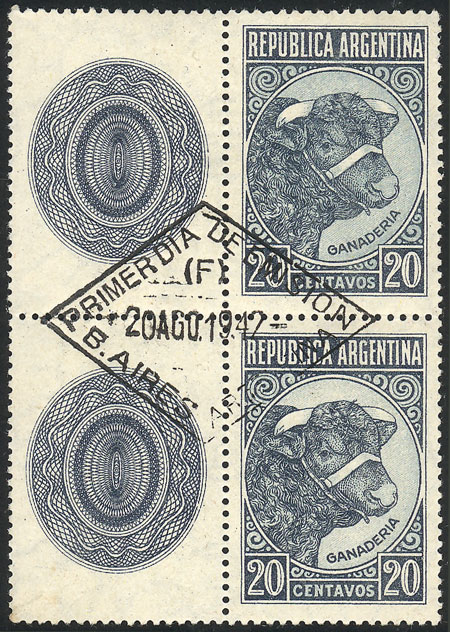 Lot 515 - Argentina general issues -  Guillermo Jalil - Philatino Auction # 2401 ARGENTINA: 