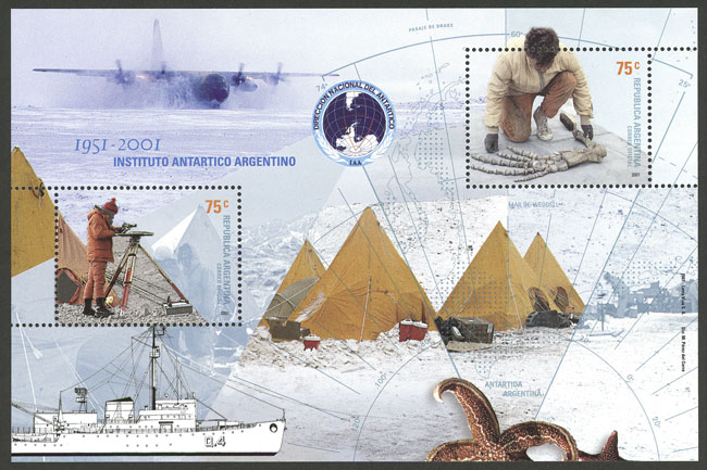Lot 1203 - Argentina souvenir sheets -  Guillermo Jalil - Philatino Auction # 2401 ARGENTINA: 
