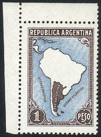 Lot 455 - Argentina general issues -  Guillermo Jalil - Philatino Auction # 2401 ARGENTINA: 