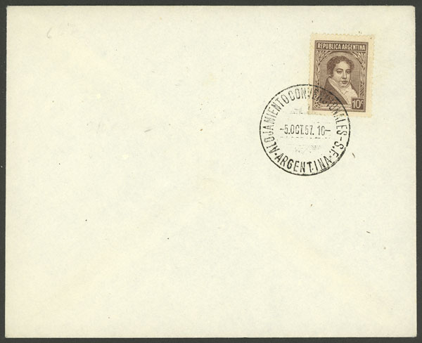 Lot 1406 - Argentina postal history - Guillermo Jalil - Philatino Auction # 2401 ARGENTINA: Lot 1406 - Argentina postal history - Guillermo Jalil - Philatino Auction # 2401 ARGENTINA: