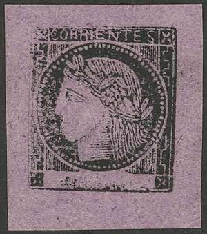 Lot 39 - Argentina corrientes - Guillermo Jalil - Philatino Auction # 2401 ARGENTINA: Lot 39 - Argentina corrientes - Guillermo Jalil - Philatino Auction # 2401 ARGENTINA: