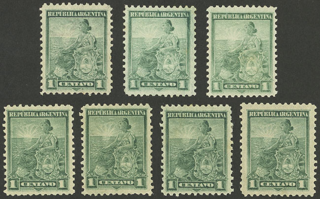 Lot 269 - Argentina general issues - Guillermo Jalil - Philatino Auction # 2401 ARGENTINA: Lot 269 - Argentina general issues - Guillermo Jalil - Philatino Auction # 2401 ARGENTINA: