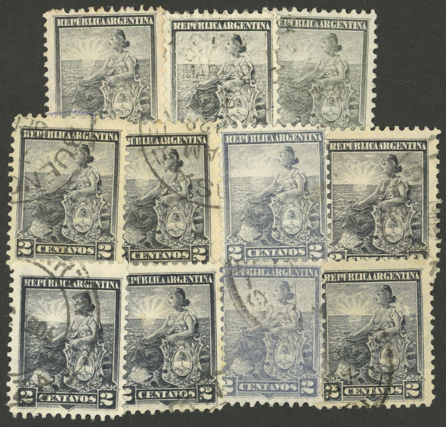 Lot 273 - Argentina general issues - Guillermo Jalil - Philatino Auction # 2401 ARGENTINA: Lot 273 - Argentina general issues - Guillermo Jalil - Philatino Auction # 2401 ARGENTINA: