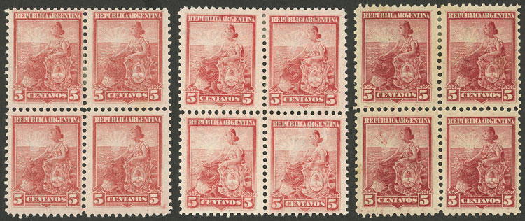 Lot 278 - Argentina general issues - Guillermo Jalil - Philatino Auction # 2401 ARGENTINA: Lot 278 - Argentina general issues - Guillermo Jalil - Philatino Auction # 2401 ARGENTINA: