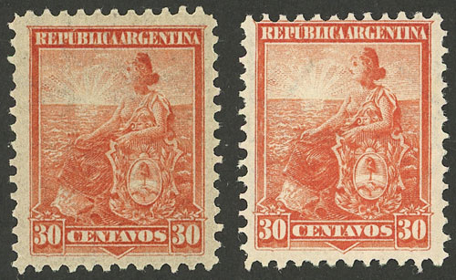 Lot 291 - Argentina general issues - Guillermo Jalil - Philatino Auction # 2401 ARGENTINA: Lot 291 - Argentina general issues - Guillermo Jalil - Philatino Auction # 2401 ARGENTINA: