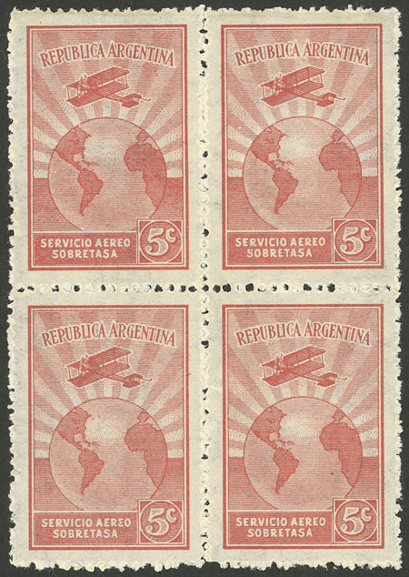 Lot 402 - Argentina general issues - Guillermo Jalil - Philatino Auction # 2401 ARGENTINA: Lot 402 - Argentina general issues - Guillermo Jalil - Philatino Auction # 2401 ARGENTINA:
