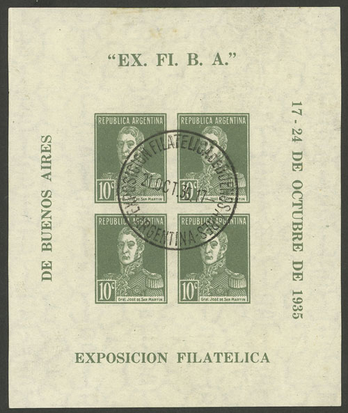 Lot 1139 - Argentina souvenir sheets -  Guillermo Jalil - Philatino Auction # 2401 ARGENTINA: 