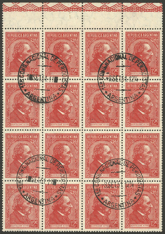 Lot 442 - Argentina general issues - Guillermo Jalil - Philatino Auction # 2401 ARGENTINA: Lot 442 - Argentina general issues - Guillermo Jalil - Philatino Auction # 2401 ARGENTINA: