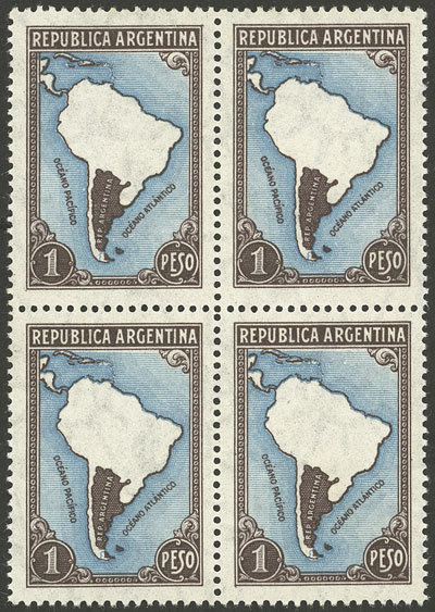 Lot 467 - Argentina general issues -  Guillermo Jalil - Philatino Auction # 2401 ARGENTINA: 