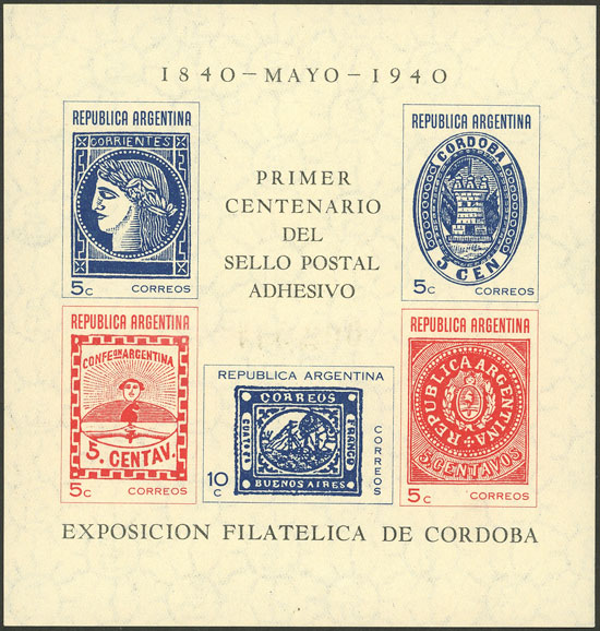 Lot 1143 - Argentina souvenir sheets -  Guillermo Jalil - Philatino Auction # 2401 ARGENTINA: 