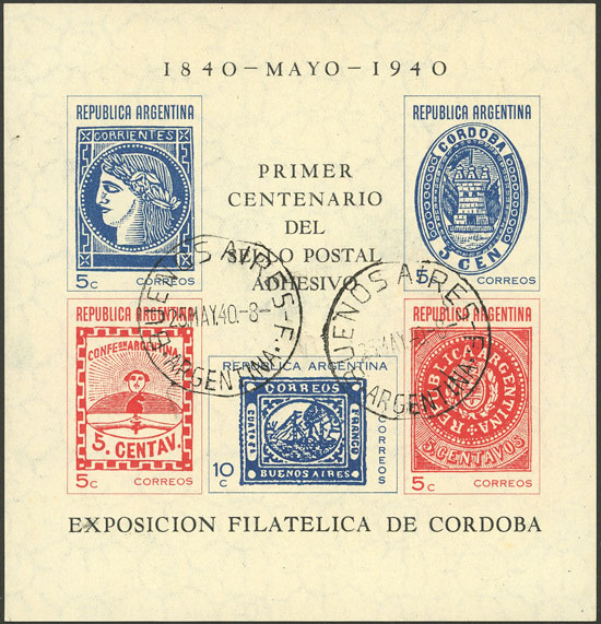 Lot 1145 - Argentina souvenir sheets -  Guillermo Jalil - Philatino Auction # 2401 ARGENTINA: 
