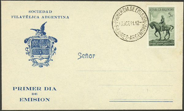 Lot 518 - Argentina general issues -  Guillermo Jalil - Philatino Auction # 2401 ARGENTINA: 