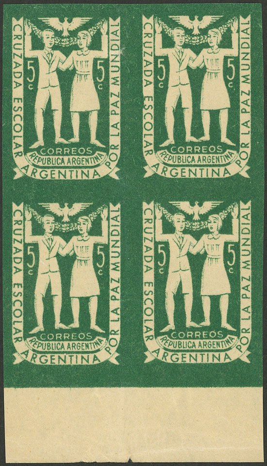 Lot 608 - Argentina general issues -  Guillermo Jalil - Philatino Auction # 2401 ARGENTINA: 