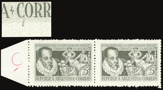 Lot 603 - Argentina general issues -  Guillermo Jalil - Philatino Auction # 2401 ARGENTINA: 