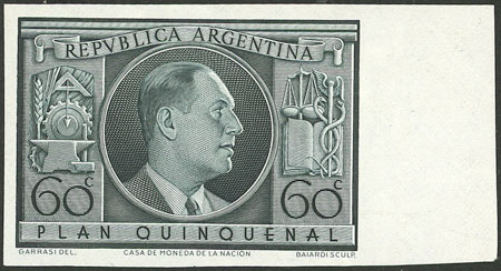 Lot 625 - Argentina general issues -  Guillermo Jalil - Philatino Auction # 2401 ARGENTINA: 