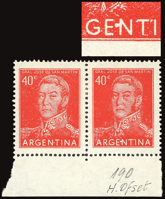 Lot 667 - Argentina general issues -  Guillermo Jalil - Philatino Auction # 2401 ARGENTINA: 