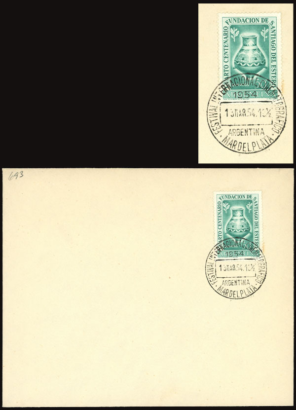 Lot 1401 - Argentina postal history - Guillermo Jalil - Philatino Auction # 2401 ARGENTINA: Lot 1401 - Argentina postal history - Guillermo Jalil - Philatino Auction # 2401 ARGENTINA: