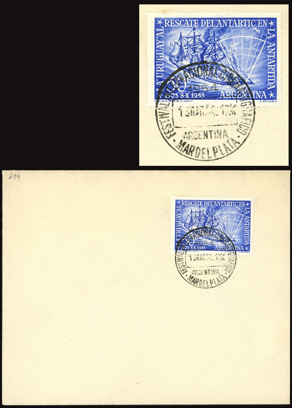 Lot 1402 - Argentina postal history - Guillermo Jalil - Philatino Auction # 2401 ARGENTINA: Lot 1402 - Argentina postal history - Guillermo Jalil - Philatino Auction # 2401 ARGENTINA: