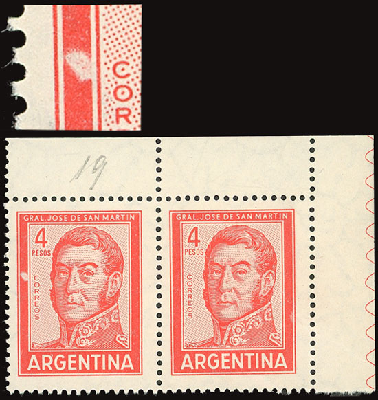 Lot 747 - Argentina general issues - Guillermo Jalil - Philatino Auction # 2401 ARGENTINA: Lot 747 - Argentina general issues - Guillermo Jalil - Philatino Auction # 2401 ARGENTINA: