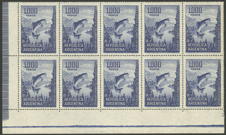 Lot 840 - Argentina general issues -  Guillermo Jalil - Philatino Auction # 2401 ARGENTINA: 