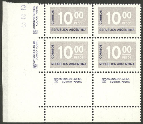Lot 919 - Argentina general issues - Guillermo Jalil - Philatino Auction # 2401 ARGENTINA: Lot 919 - Argentina general issues - Guillermo Jalil - Philatino Auction # 2401 ARGENTINA: