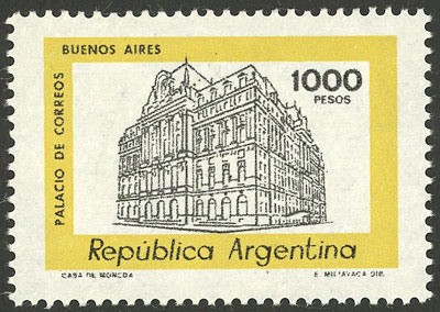 Lot 972 - Argentina general issues -  Guillermo Jalil - Philatino Auction # 2401 ARGENTINA: 