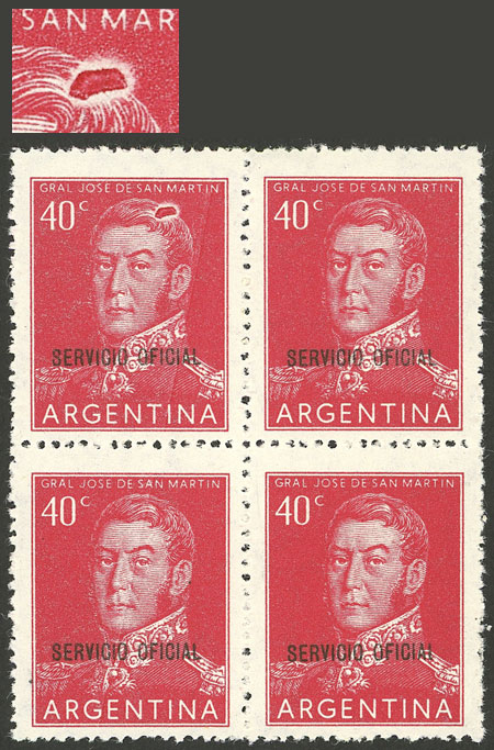 Lot 1297 - Argentina official stamps -  Guillermo Jalil - Philatino Auction # 2401 ARGENTINA: 