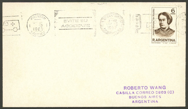 Lot 1430 - Argentina postal history -  Guillermo Jalil - Philatino Auction # 2401 ARGENTINA: 