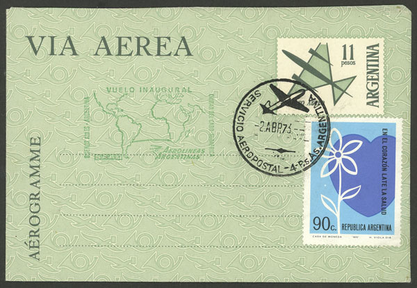 Lot 1438 - Argentina postal history -  Guillermo Jalil - Philatino Auction # 2401 ARGENTINA: 