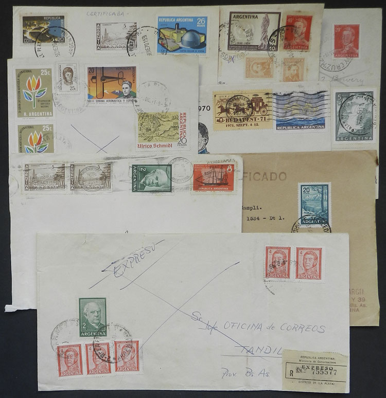 Lot 1450 - Argentina postal history -  Guillermo Jalil - Philatino Auction # 2401 ARGENTINA: 