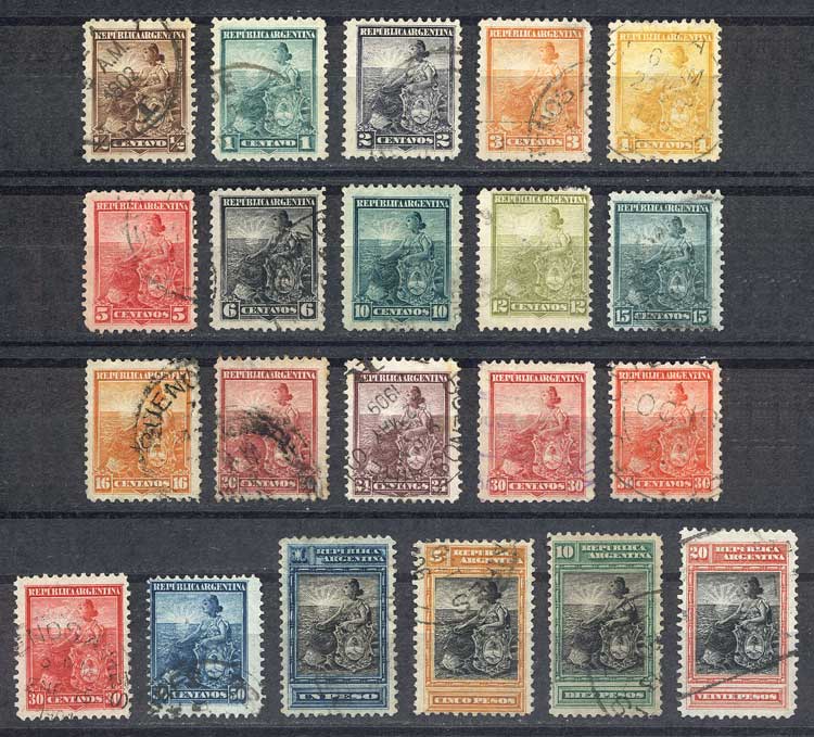 Lot 267 - Argentina general issues - Guillermo Jalil - Philatino Auction # 2401 ARGENTINA: Lot 267 - Argentina general issues - Guillermo Jalil - Philatino Auction # 2401 ARGENTINA: