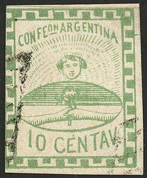 Lot 58 - Argentina confederation - Guillermo Jalil - Philatino Auction # 2401 ARGENTINA: Lot 58 - Argentina confederation - Guillermo Jalil - Philatino Auction # 2401 ARGENTINA: