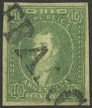 Lot 98 - Argentina rivadavias -  Guillermo Jalil - Philatino Auction # 2401 ARGENTINA: 