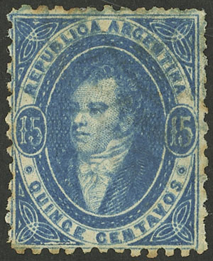 Lot 105 - Argentina rivadavias - Guillermo Jalil - Philatino Auction # 2401 ARGENTINA: Lot 105 - Argentina rivadavias - Guillermo Jalil - Philatino Auction # 2401 ARGENTINA: