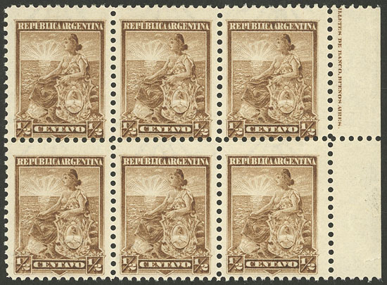 Lot 265 - Argentina general issues - Guillermo Jalil - Philatino Auction # 2401 ARGENTINA: Lot 265 - Argentina general issues - Guillermo Jalil - Philatino Auction # 2401 ARGENTINA: