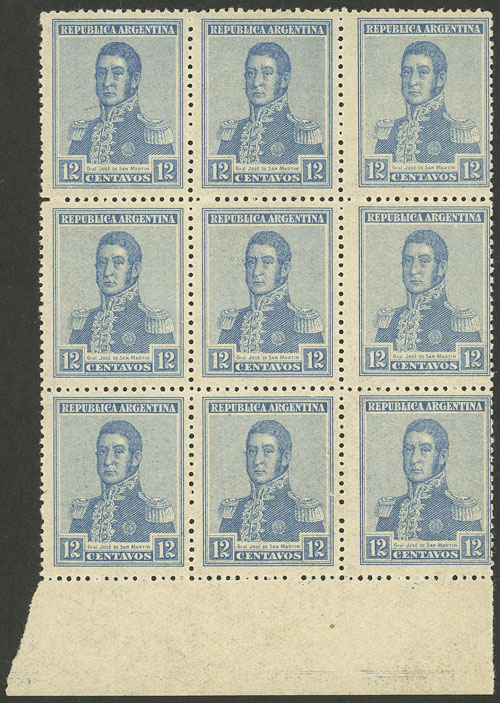 Lot 361 - Argentina general issues - Guillermo Jalil - Philatino Auction # 2401 ARGENTINA: Lot 361 - Argentina general issues - Guillermo Jalil - Philatino Auction # 2401 ARGENTINA: