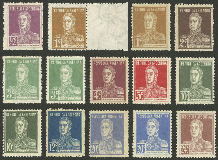 Lot 377 - Argentina general issues - Guillermo Jalil - Philatino Auction # 2401 ARGENTINA: Lot 377 - Argentina general issues - Guillermo Jalil - Philatino Auction # 2401 ARGENTINA: