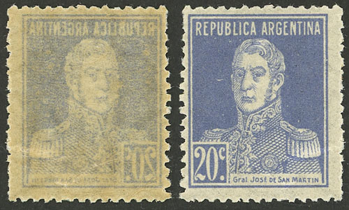 Lot 379 - Argentina general issues - Guillermo Jalil - Philatino Auction # 2401 ARGENTINA: Lot 379 - Argentina general issues - Guillermo Jalil - Philatino Auction # 2401 ARGENTINA: