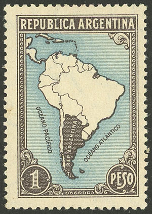 Lot 451 - Argentina general issues -  Guillermo Jalil - Philatino Auction # 2401 ARGENTINA: 