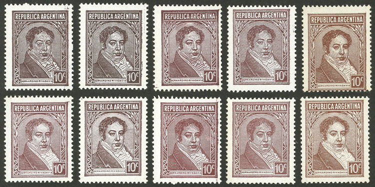 Lot 482 - Argentina general issues - Guillermo Jalil - Philatino Auction # 2401 ARGENTINA: Lot 482 - Argentina general issues - Guillermo Jalil - Philatino Auction # 2401 ARGENTINA: