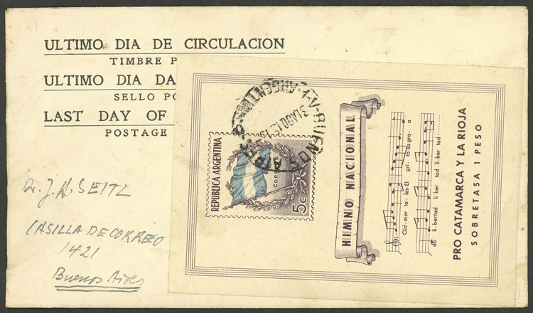 Lot 1148 - Argentina souvenir sheets -  Guillermo Jalil - Philatino Auction # 2401 ARGENTINA: 