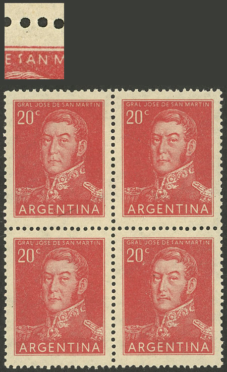 Lot 657 - Argentina general issues -  Guillermo Jalil - Philatino Auction # 2401 ARGENTINA: 