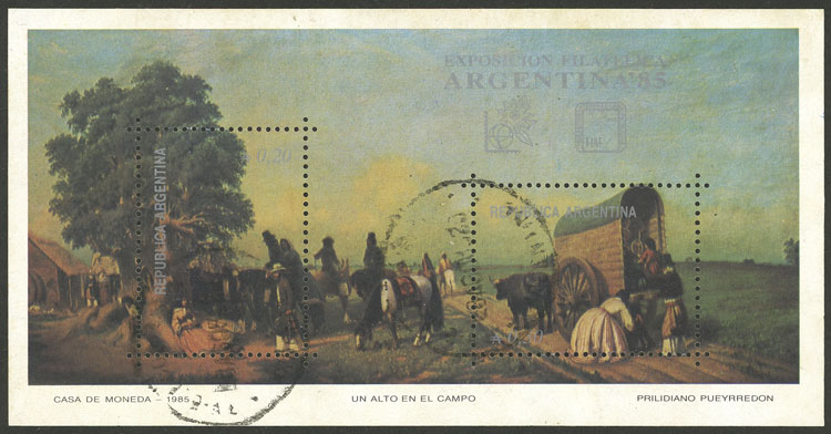 Lot 1168 - Argentina souvenir sheets - Guillermo Jalil - Philatino Auction # 2401 ARGENTINA: Lot 1168 - Argentina souvenir sheets - Guillermo Jalil - Philatino Auction # 2401 ARGENTINA: