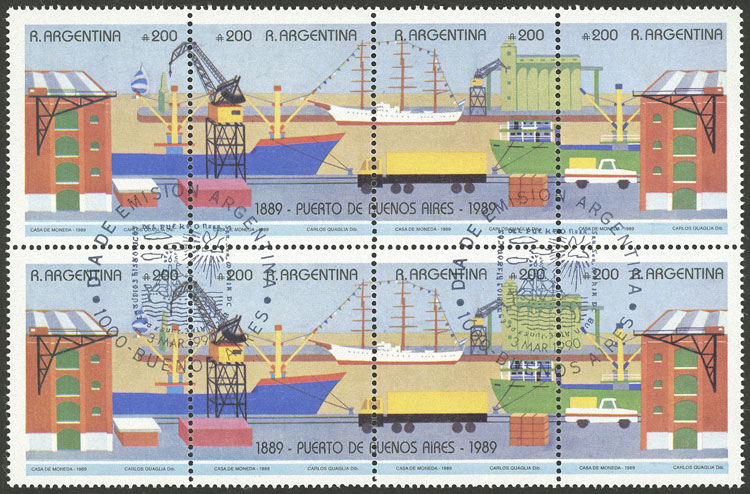 Lot 1013 - Argentina general issues - Guillermo Jalil - Philatino Auction # 2401 ARGENTINA: Lot 1013 - Argentina general issues - Guillermo Jalil - Philatino Auction # 2401 ARGENTINA: